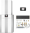 Waermefuxx.com Dunstabzugshaube, 200 L, Weiß/Silber, Wolf CGS-2 24/