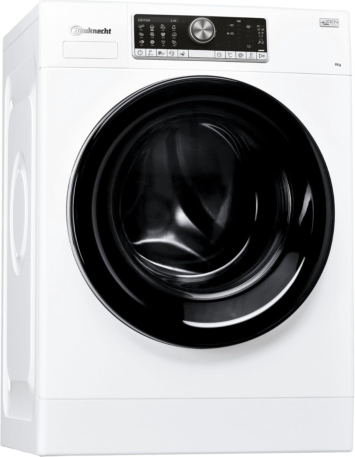 Bauknecht Waschmaschine, 48 dB, 8 kg, Weiß, WM Style 824 ZEN Frontlader / A+++ B / 1400 UpM / / sehr