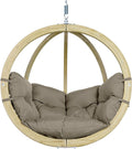 Hängesessel AMAZONAS, Weiß, Globo Chair - FSC-zertifizierter, Wetterfester mit Super Soft Polsterung, In- und Outdoor