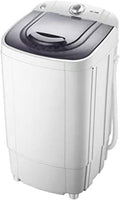 Waschmaschine, 9,8 kg, Weiß/Grau, große Kapazität, kompakte, mit verstellbarem Wasserstand, für Zuhause, Camping