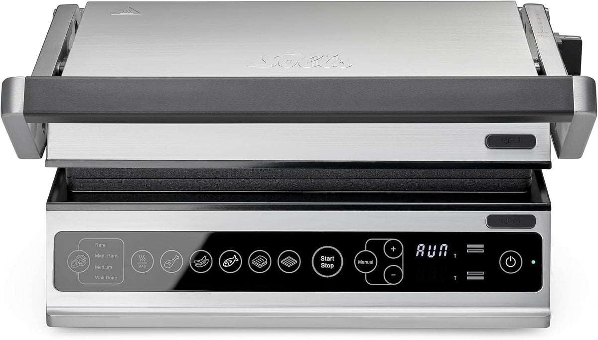 Solis Küche Haushalt & Wohnen,Elektrische Küchengeräte,Innengrills & Raclettes, Silber/Schwarz