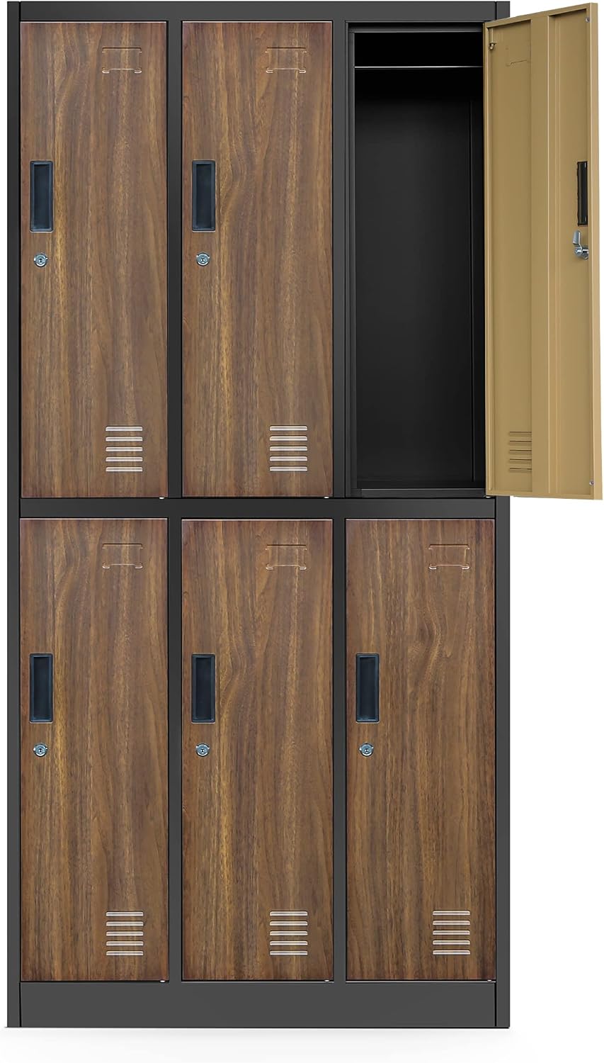 Jan Nowak Aufbewahrungsschränke, 185 cm, 90 cm, 45 cm, Anthrazit, Schließfachschrank 3B2A Wertfachschrank Metallspind