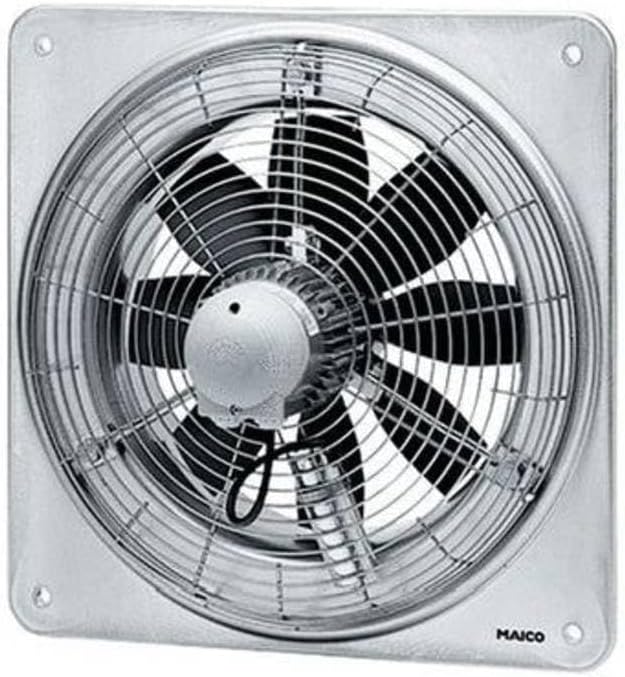 Maico Ventilatoren, 230 V, 40 W, Silber/Schwarz, Axial-Wand Ventilator, 800 cbm/h ESQ25/4E, 1895121