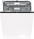 Gorenje Geschirrspüler, 9,6 Liter, 39 dB, Edelstahl, Silber, Vollintegrierbarer Einbau - Edelstahl - Stahl - 16