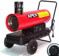 Apex Heizstrahler, 20KW, Schwarz, Indirekte Heizkanone Ölheizgebläse Heizgerät Bauheizer