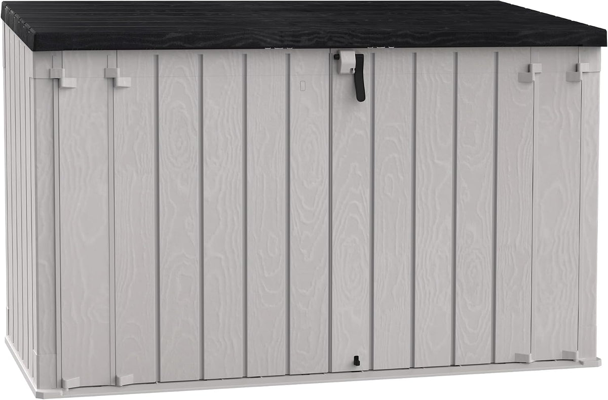 TOOMAX Gerätehaus, 2770 Liter, braun, Stora Way Plus 3XL 216 x 109 x 140 H cm, taupe/, Fahrradträger mit Dachträger