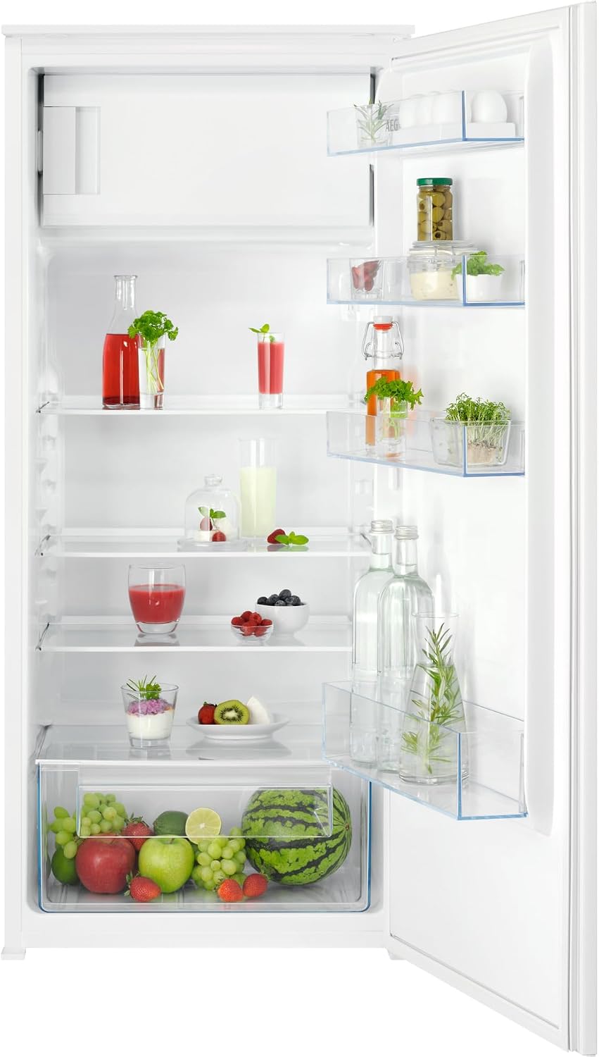 AEG Kühlschrank, 1225 mm, 188 L, Weiß, TSF5O12ES Einbau / / 4-Sterne-Gefrierfach / /Schlepptür/E