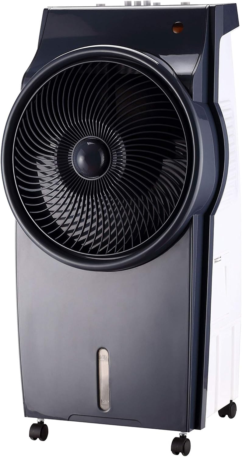 Syntrox Germany Ventilator, 95 Watt, 230 V, 50 Hz, 95 W, 8 L, Schwarz, 4 in 1 Luftkühler Luftbefeuchter Lufterfrischer und AC- -B