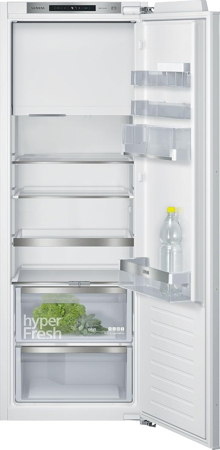 Siemens Kühlschrank, 248 L, Weiß, KI72LADE0 iQ500 Einbau- mit Gefrierfach, 174 kWh pro Jahr, hyperFresh Plus, LED Beleuchtung