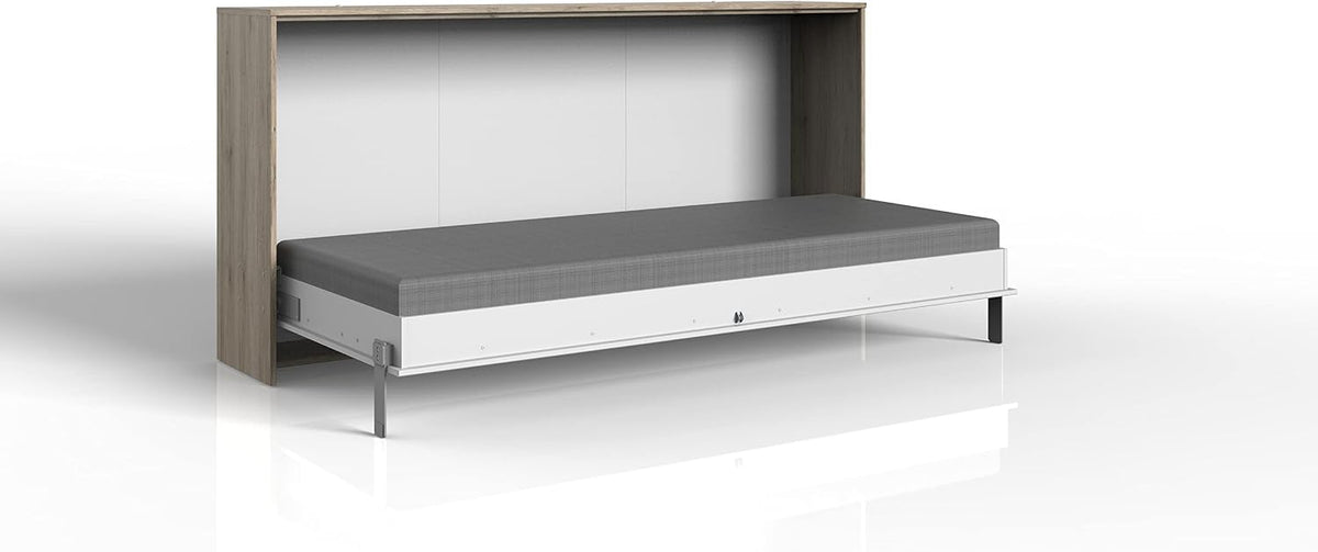 M Möbel-Direkt Deutschlands schnelle Möbel Bett, 90 x 200 cm, 120x200 cm, 140x200 cm, 90x200 cm, Eiche/Weiß