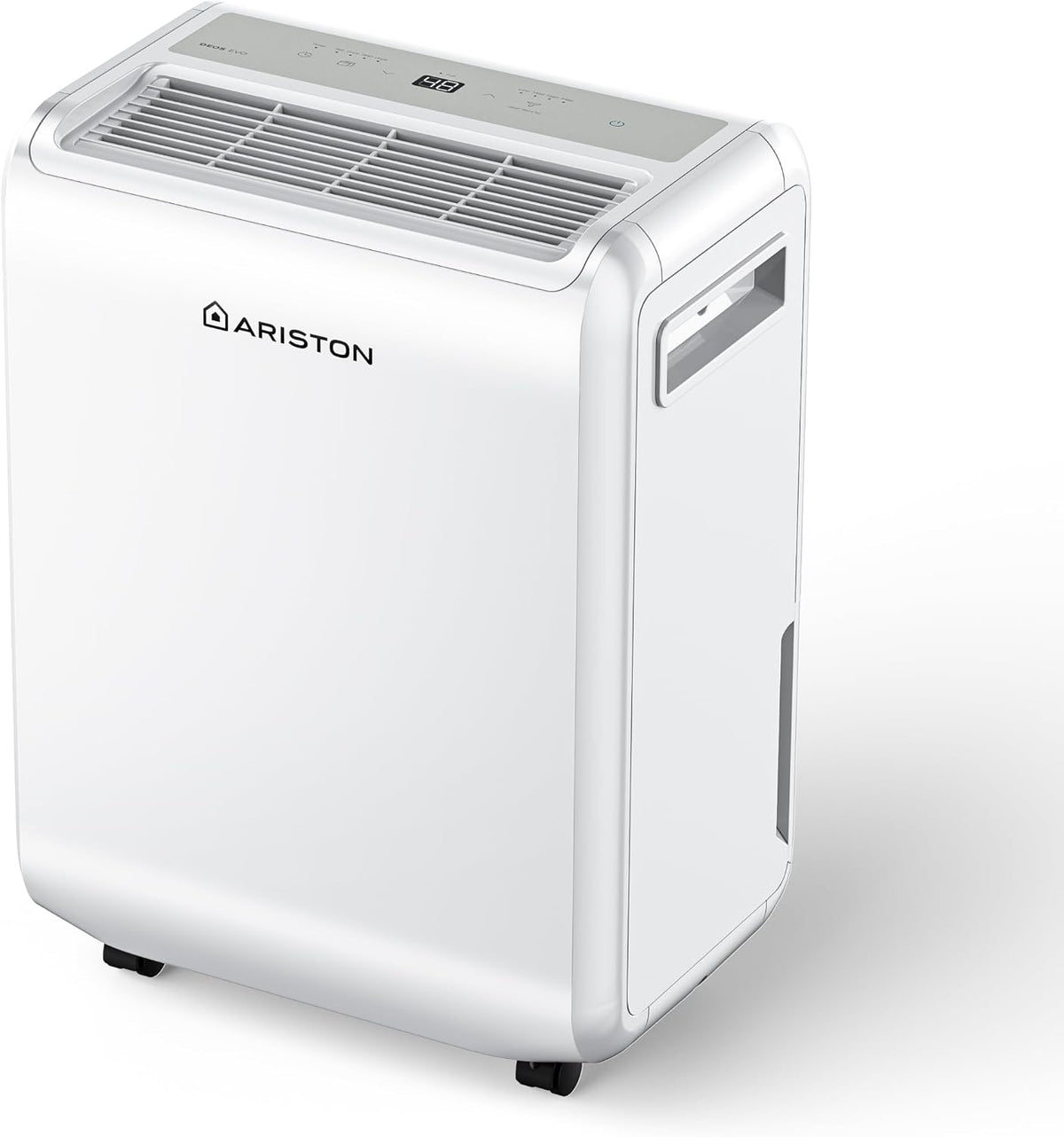 Ariston Luftentfeuchter, 36 x 25,3 x 44 cm, 10 l, 35 m, Weiß, DEOS 10, zu Hause, /24 h, geeignet für bis zu 30