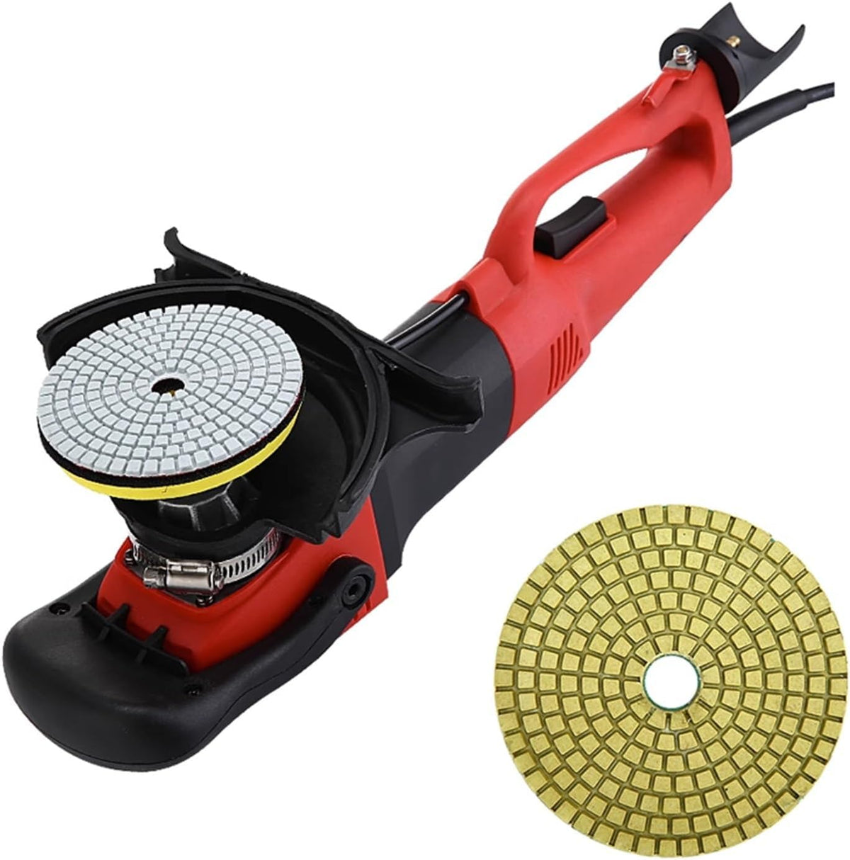OXOAMP Poliermaschinen, 1200 W, Schwarz, Nasspolierer, Wassereinspritz-Poliermaschine, Wasserschleifmaschine, Ste