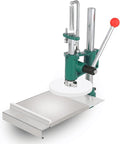 PWABAF Eisportionierer, 18 cm, Edelstahl, Silber, Pizzapresse, manuelle Nudelmaschine aus Edelstahl, Pizzateigmaschine